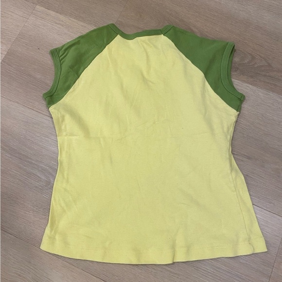 Y2K Women’s Baby Tee NYC Color Block - Picture 3 of 3